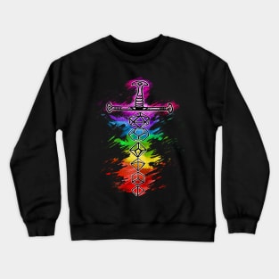 dice sword Crewneck Sweatshirt